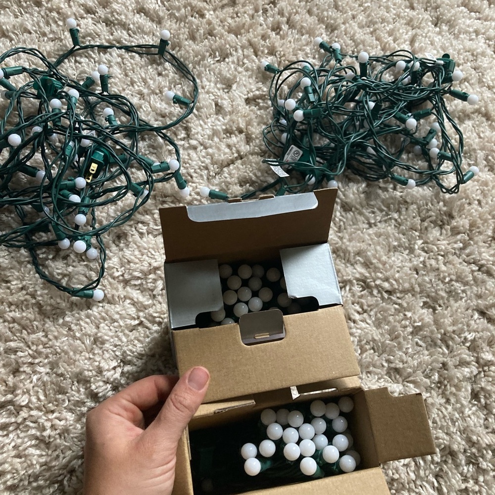 Target LED sphere lights ! X4